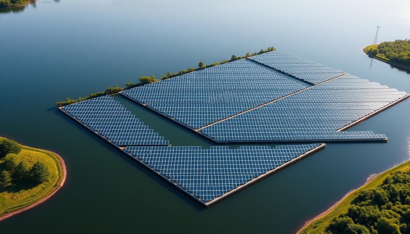 centrale solaire flottante