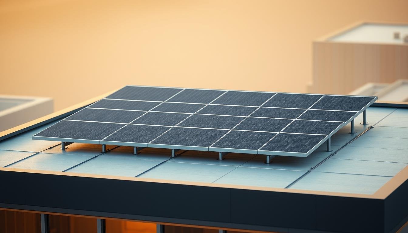 panneau solaire toit plat