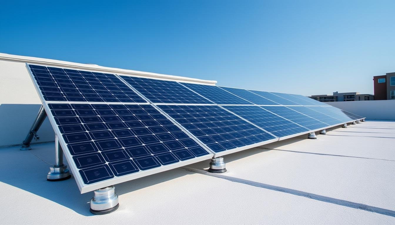 découvrez notre guide ultime 2025 pour installer des panneaux solaires sur toit plat, optimiser votre production d'énergie solaire et réduire vos coûts énergétiques.