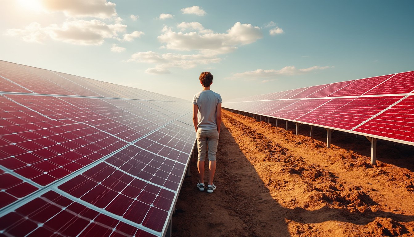 découvrez l'innovation des panneaux solaires rouges, alliant esthétique et performance, et explorez leur coût réel pour votre installation énergétique.