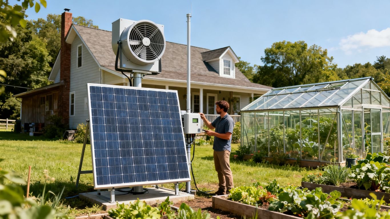 ventilateur solaire : prix, pose et autonomie